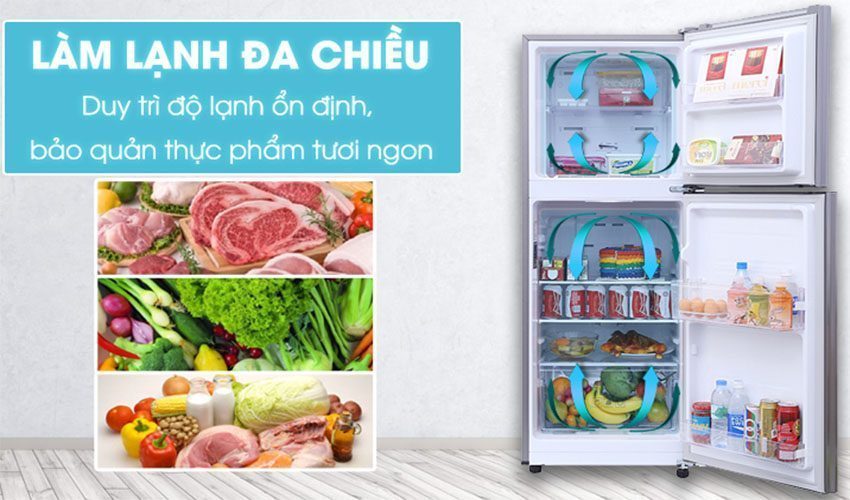 Tủ lạnh Inverter 208 lít Samsung RT19M300BGS/SV - Hàng chính hãng