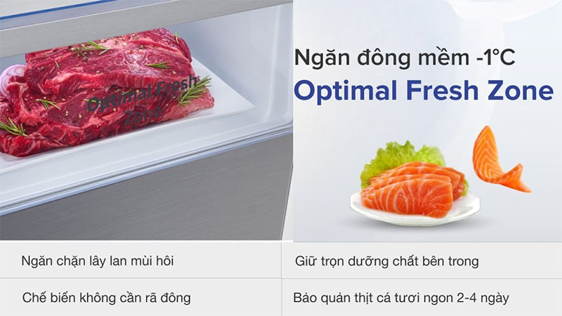 Tủ lạnh Inverter 236 lít Samsung RT22M4032BY/SV - Hàng chính hãng