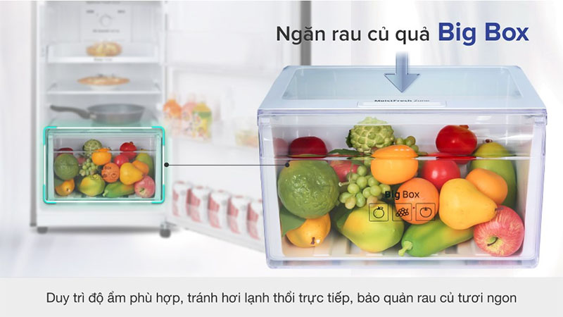 Tủ lạnh Inverter 236 lít Samsung RT22M4032BY/SV - Hàng chính hãng