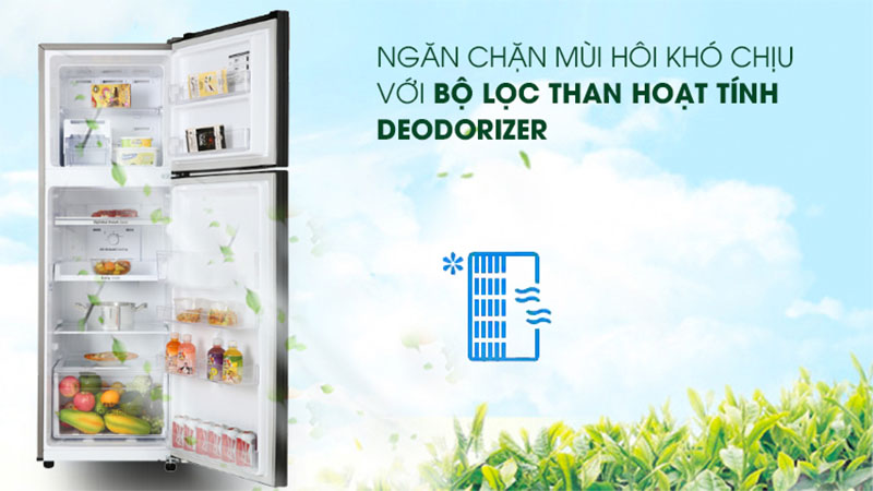 Tủ lạnh Inverter 256 lít Samsung RT25M4032BU/SV - Hàng chính hãng