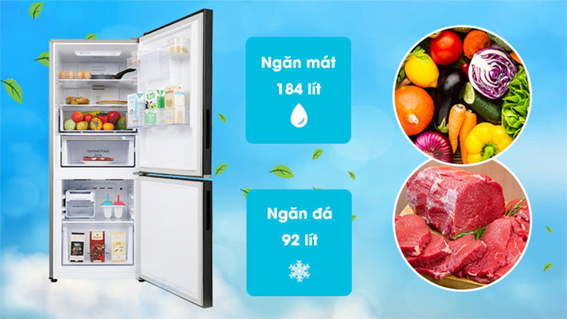 Tủ lạnh Inverter 276 lít Samsung RB27N4170BU/SV - Hàng chính hãng