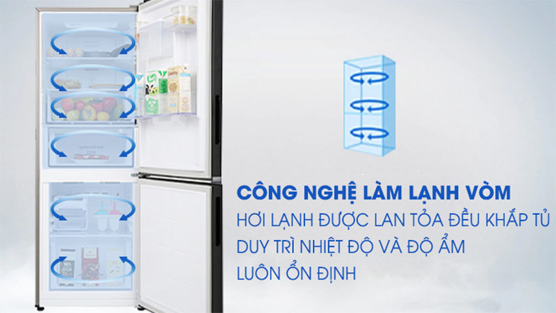 Tủ lạnh Inverter 276 lít Samsung RB27N4170BU/SV - Hàng chính hãng