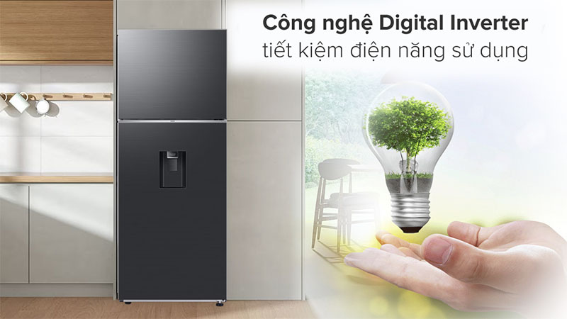 Tủ lạnh Inverter 382 lít Samsung RT38CG6584B1SV - Hàng chính hãng