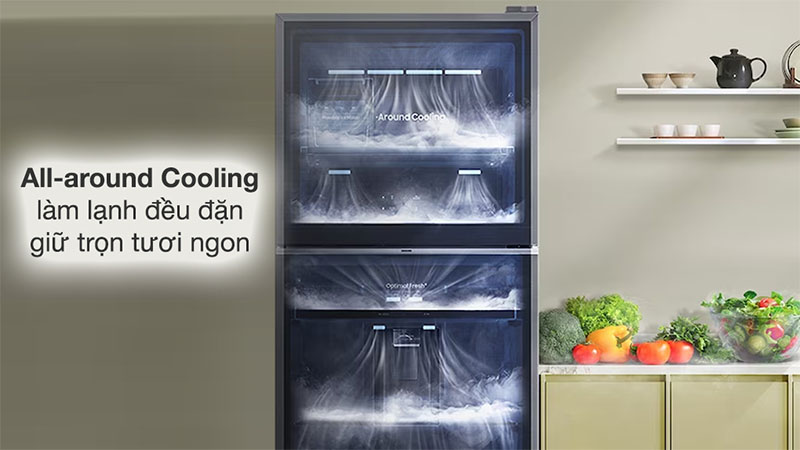 Tủ lạnh Inverter 382 lít Samsung RT38CG6584B1SV - Hàng chính hãng