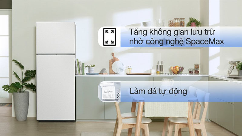 Tủ lạnh Inverter 385 lít Bespoke Samsung RT38CB668412SV - Hàng chính hãng