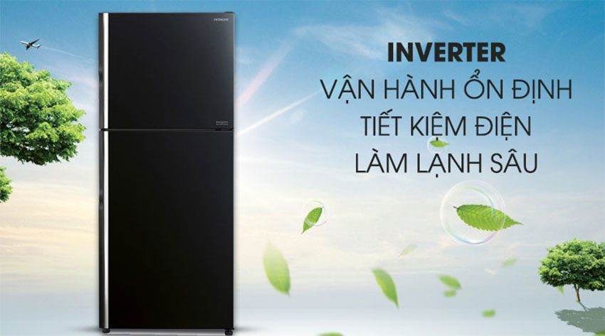 Tủ lạnh Inverter 406 lít Hitachi R-FG510PGV8 GBK - Hàng chính hãng