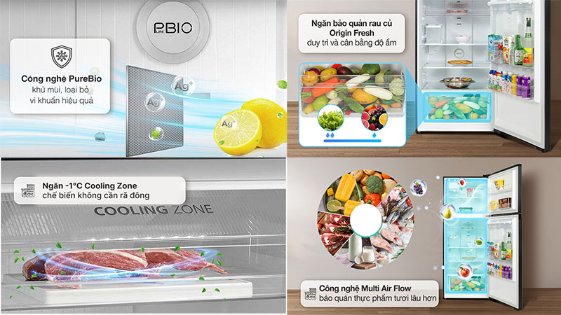 Tủ lạnh Inverter 409 lít Toshiba GR-RT535WEA-PMV(06)-MG - Hàng chính hãng