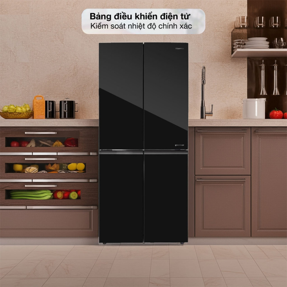 Tủ lạnh Inverter 427 lít Multi Door Hisense RQ519N4EBU - Hàng chính hãng