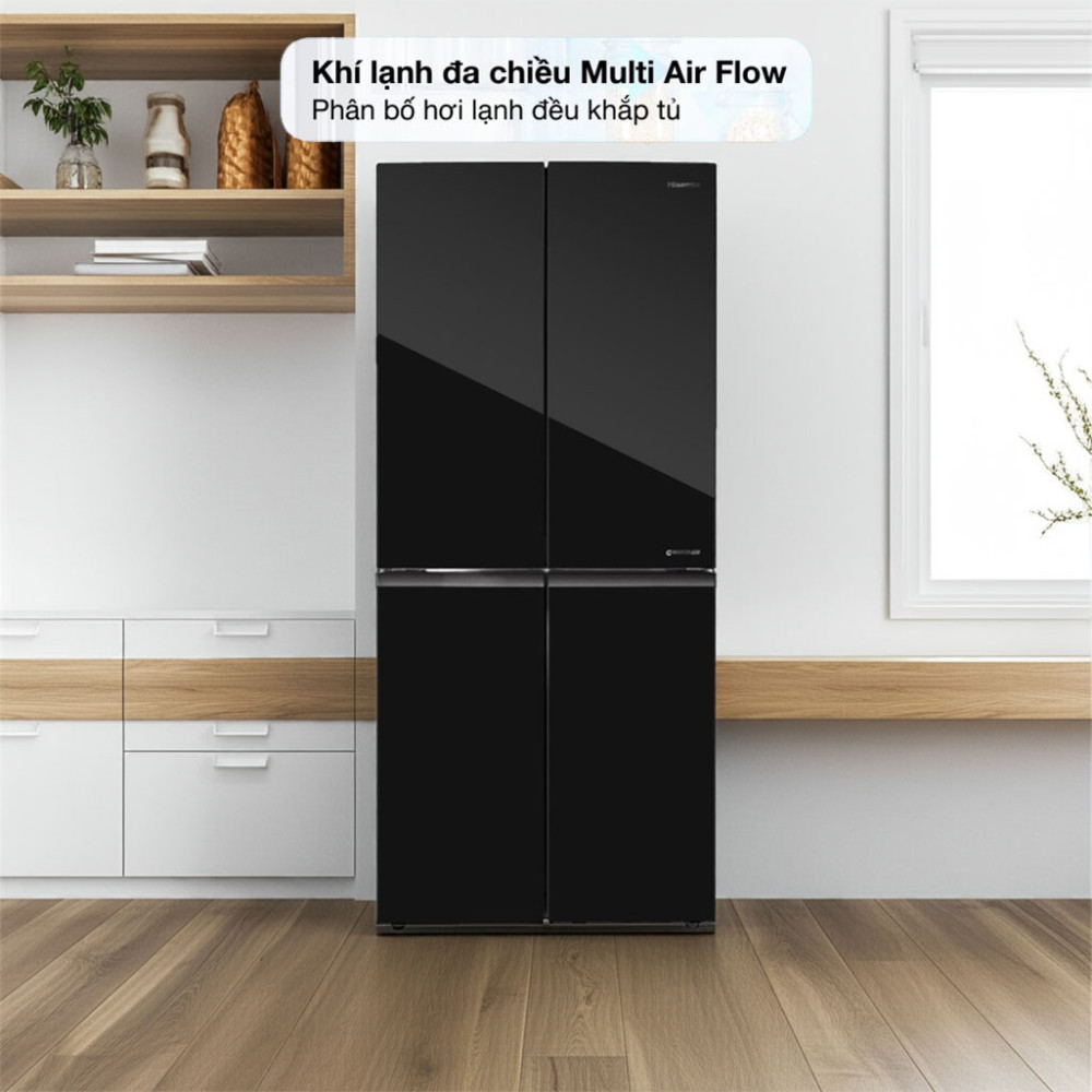 Tủ lạnh Inverter 427 lít Multi Door Hisense RQ519N4EBU - Hàng chính hãng