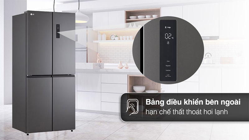 Tủ lạnh Inverter 470 lít Multi Door LG GR-B50BL  - Hàng chính hãng