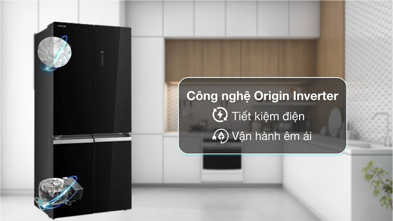 Tủ lạnh Inverter 515 lít Toshiba GR-RF665WIA-PGV(22)-XK - Hàng chính hãng