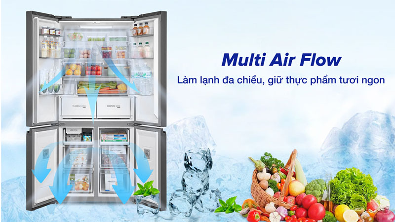 Tủ lạnh Inverter 515 lít Toshiba GR-RF665WIA-PGV(22)-XK - Hàng chính hãng