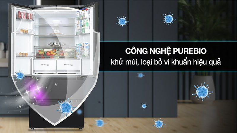 Tủ lạnh Inverter 515 lít Multi Door Toshiba GR-RF669WI-PGV(A9)-BG - Hàng chính hãng