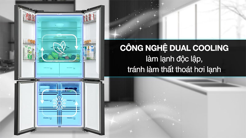 Tủ lạnh Inverter 515 lít Multi Door Toshiba GR-RF670WI-PGV(A9)-BG - Hàng chính hãng