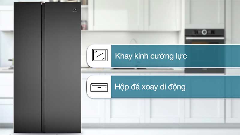 Tủ lạnh Inverter 624 Lít Electrolux ESE6600A-BVN - Hàng chính hãng