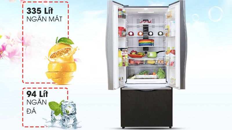 Tủ lạnh Inverter Hitachi R-FWB545PGV2(GBK) - Hàng chính hãng