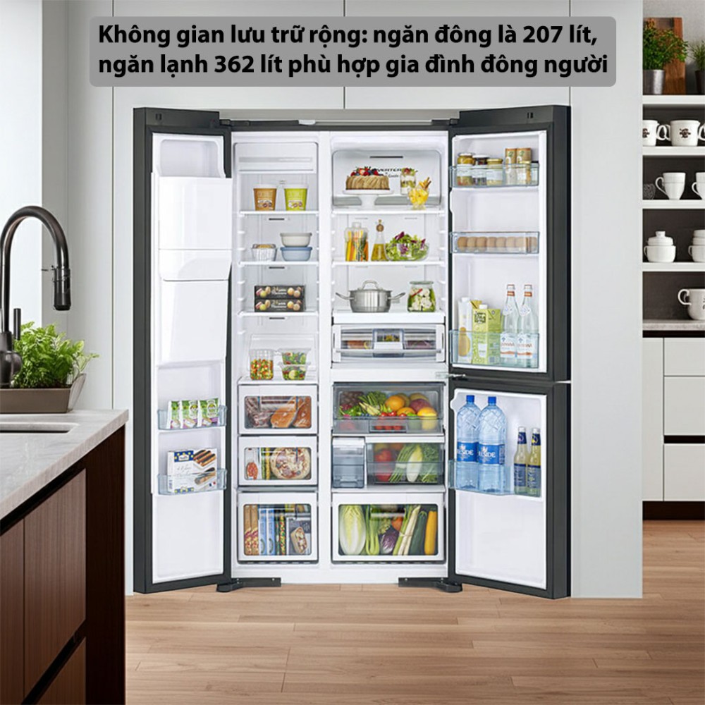 Tủ lạnh Inverter Hitachi R-MY800GVGV0(MIR) - 569 lít - Hàng chính hãng