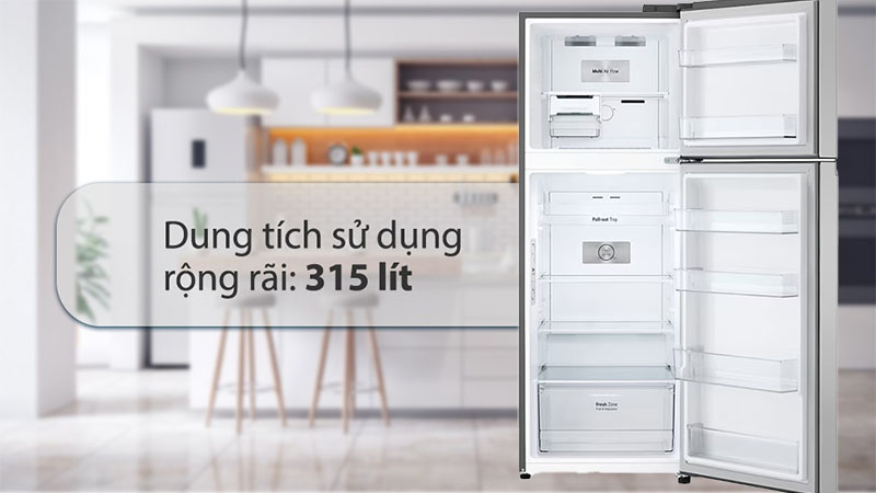 Tủ lạnh Inverter 315 Lít LG GN-M312PS - Hàng chính hãng