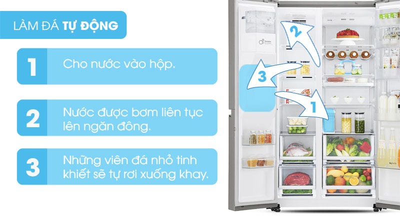 Tủ lạnh Inverter Samsung RS64R53012C/SV - Hàng chính hãng