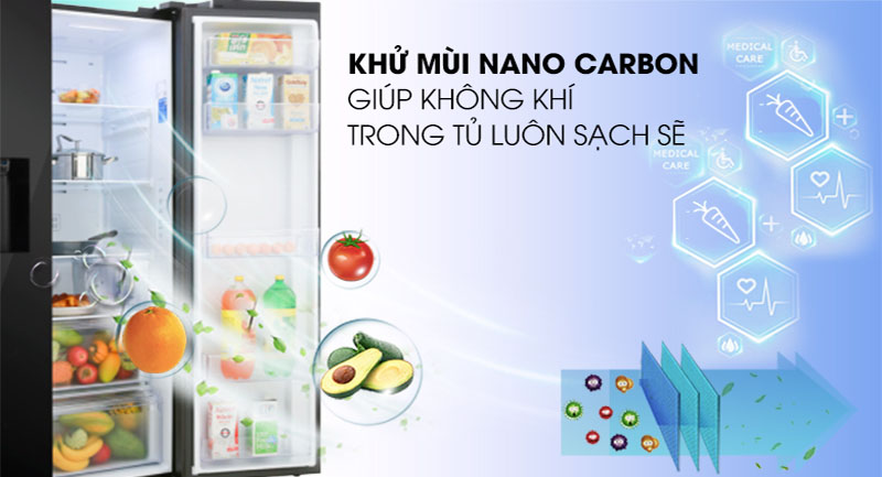 Tủ lạnh Inverter Samsung RS64R53012C/SV - Hàng chính hãng