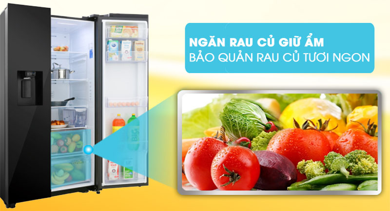 Tủ lạnh Inverter Samsung RS64R53012C/SV - Hàng chính hãng