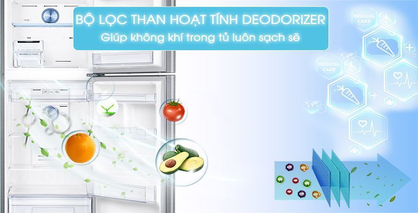 Bộ lọc than hoạt tính của Tủ lạnh Inverter Samsung RT32K5532S8/SV