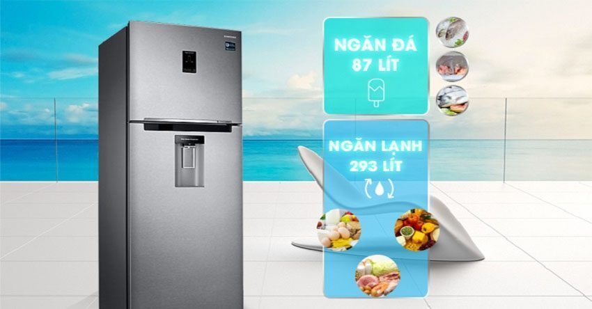 Tủ lạnh Inverter Samsung RT38K5982SL/SV - Hàng chính hãng