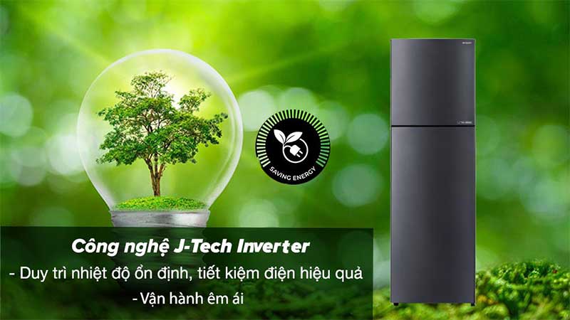 Tủ lạnh Inverter Sharp SJ-X282AE-DS/SL - Hàng chính hãng