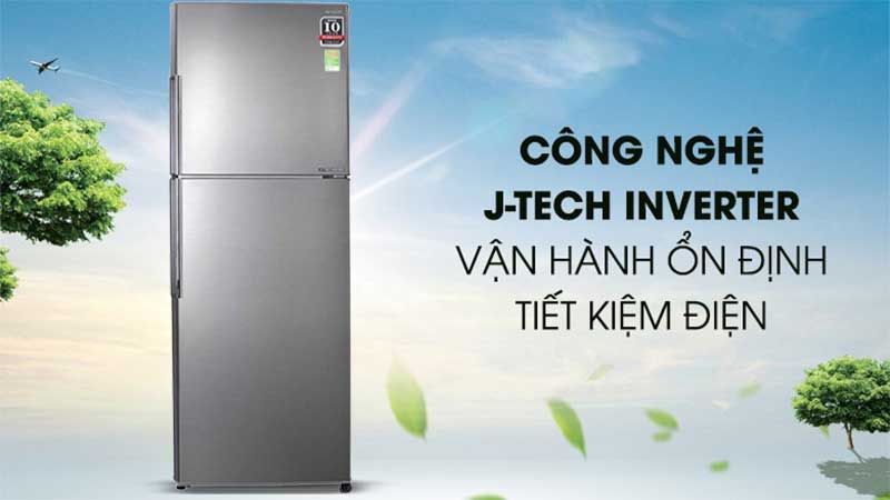 Tủ lạnh Inverter Sharp SJ-X316E-SL - Hàng chính hãng