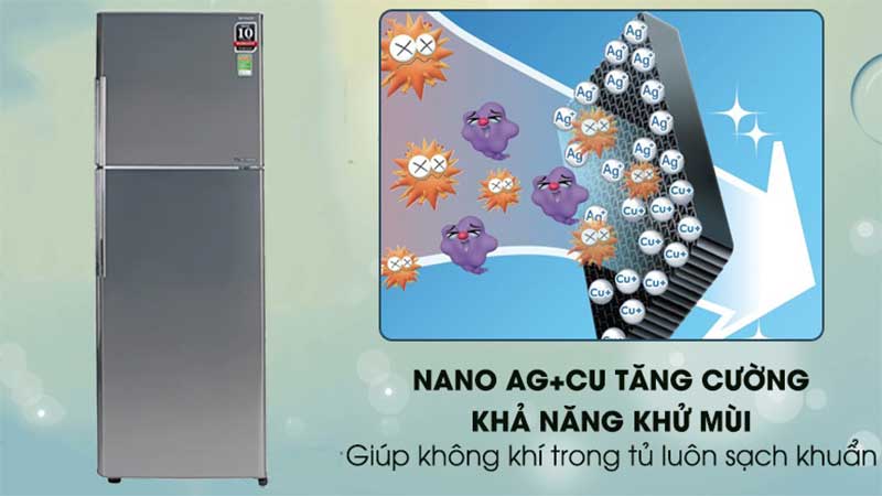 Công nghệ khử khuẩn của Tủ lạnh Inverter Sharp SJ-X346E-SL