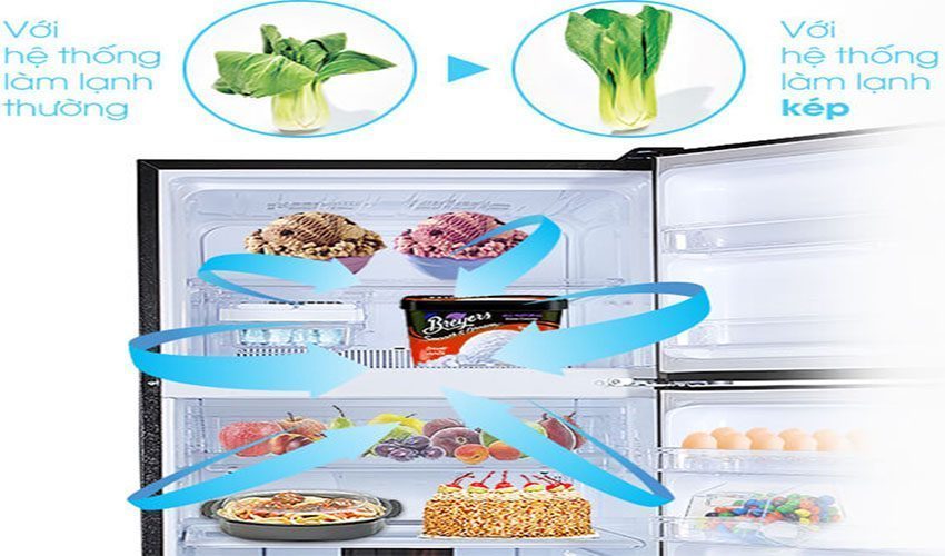 Tủ lạnh Inverter Sharp SJ-XP555PG - Hàng chính hãng