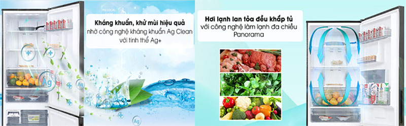 Tủ lạnh Panasonic Inverter 417 lít NR-BX471GPKV - Hàng chính hãng