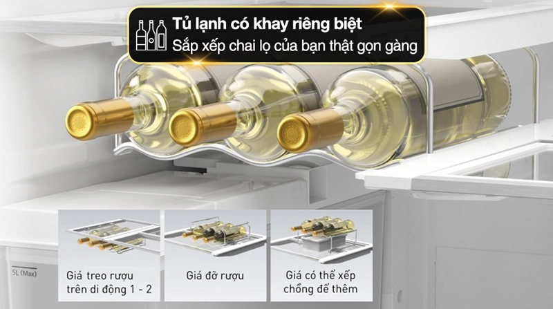 Tủ lạnh Panasonic Inverter 650 lít NR-WY720ZMMV - Hàng chính hãng