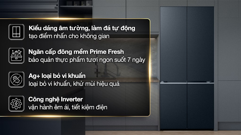 Tủ lạnh Panasonic Inverter NR-X561GB-VN - Hàng chính hãng