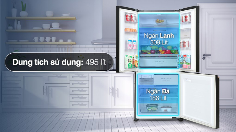 Tủ lạnh Panasonic inverter 495 lít NR-CW530XMMV - Hàng chính hãng