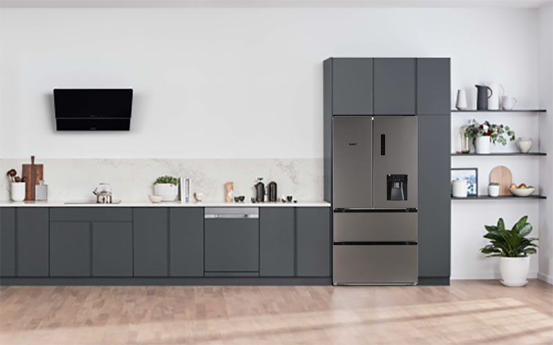 Tủ lạnh Side By Side Kaff KF-BCD523W - Hàng chính hãng