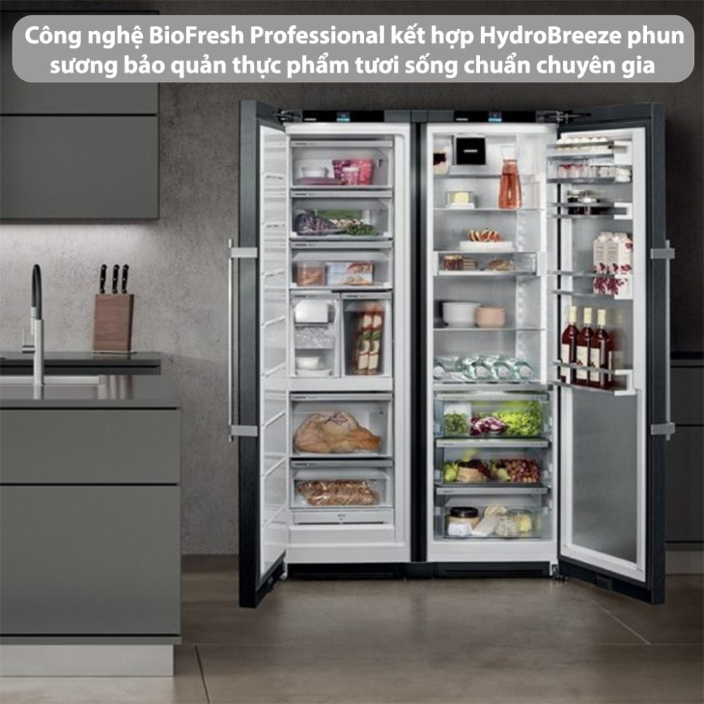 Tủ lạnh Side By Side Liebherr XRFbs 5295 Peak BioFresh NoFrost - Hàng chính hãng