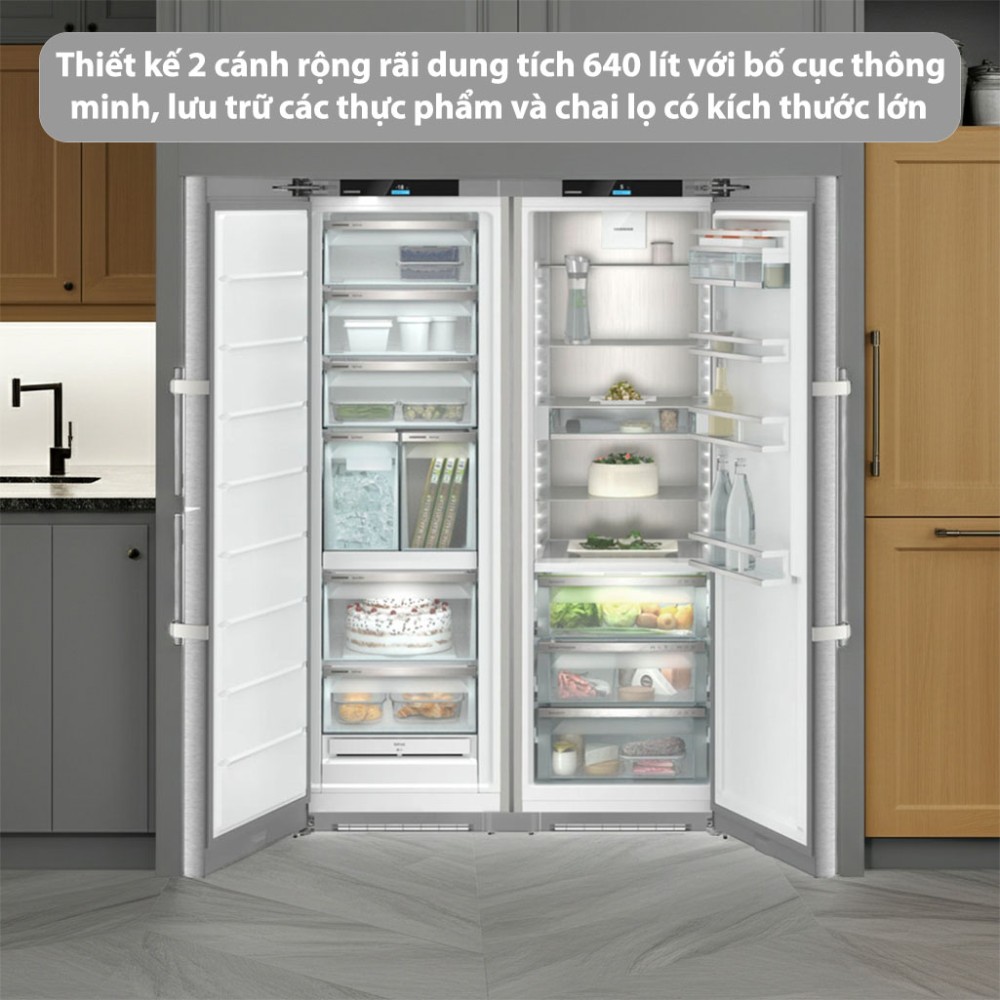 Tủ lạnh Side By Side Liebherr XRFsd 5265 Prime BioFresh NoFrost - Hàng chính hãng