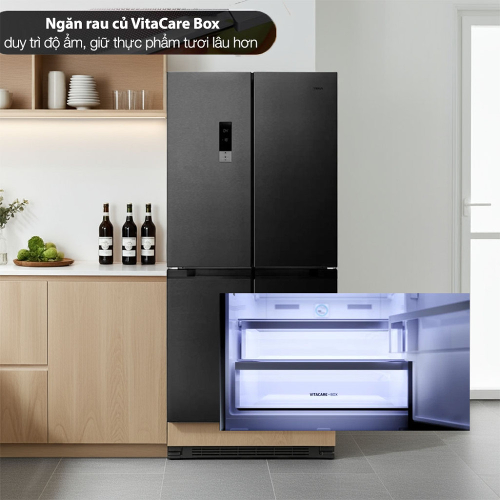 Tủ lạnh Side By Side Teka RMF-74830-DSS 487L - Hàng chính hãng