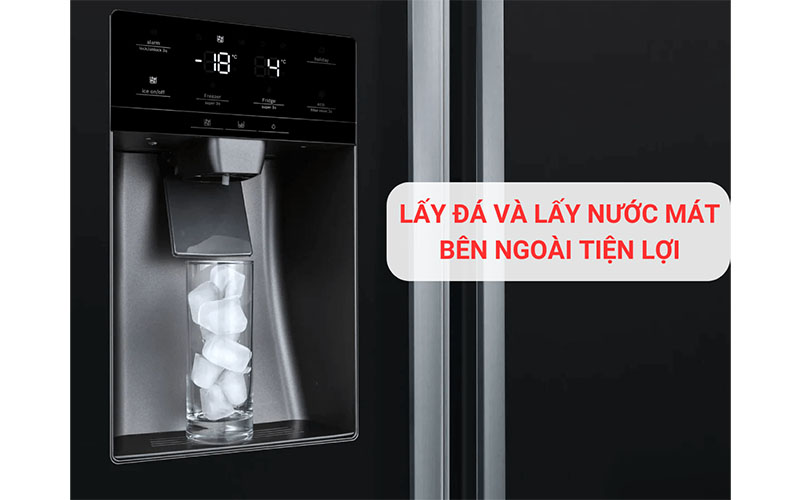 Tủ lạnh Side by Side 562 lít Bosch KAD93ABEP - Hàng chính hãng