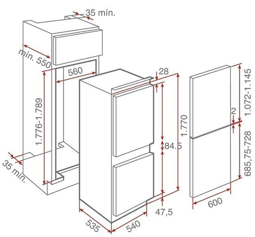 Tủ lạnh Teka CI2 350 - Hàng chính hãng