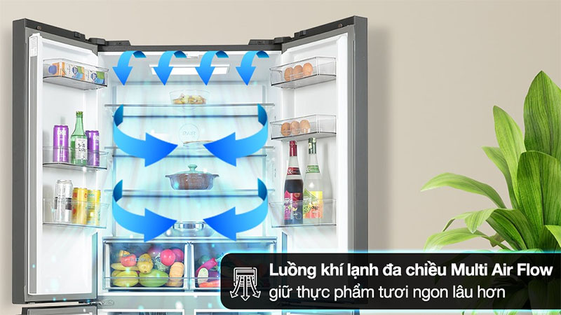 Tủ lạnh Toshiba Inverter 515 lít GR-RF677WI-PGV(22)-XK - Hàng chính hãng