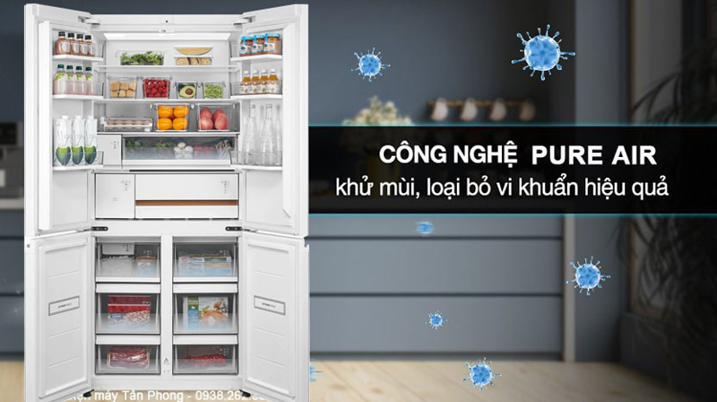 Tủ lạnh Toshiba inverter 535 lít GR-RF695WI-PGV(67) - Hàng chính hãng