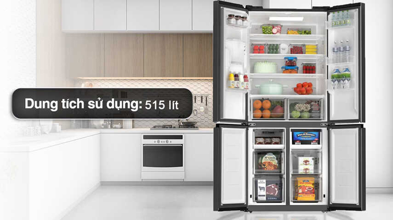 Dung tích lớn phù hợp cho gia đình đông người