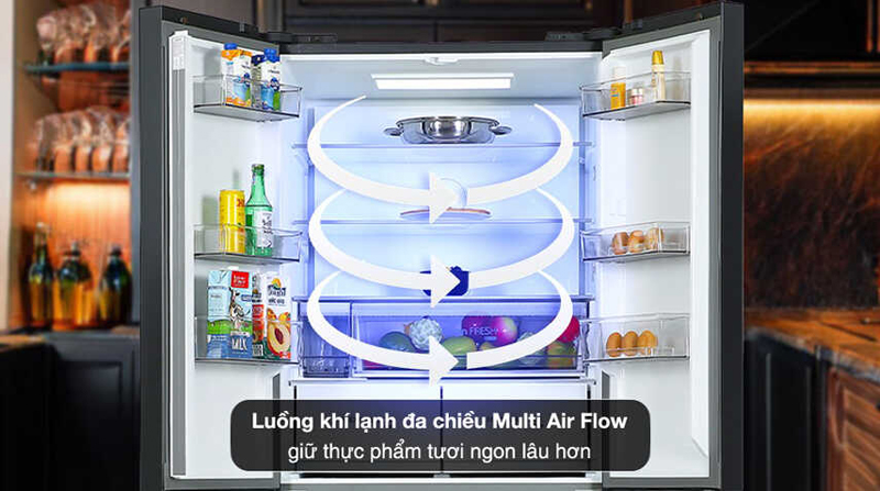 Làm lạnh bằng công nghệ Multi Air Flow