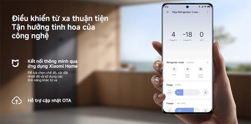 Tủ lạnh Xiaomi Mijia Cross Door 510 lít MRC51HMPAVN - Hàng chính hãng