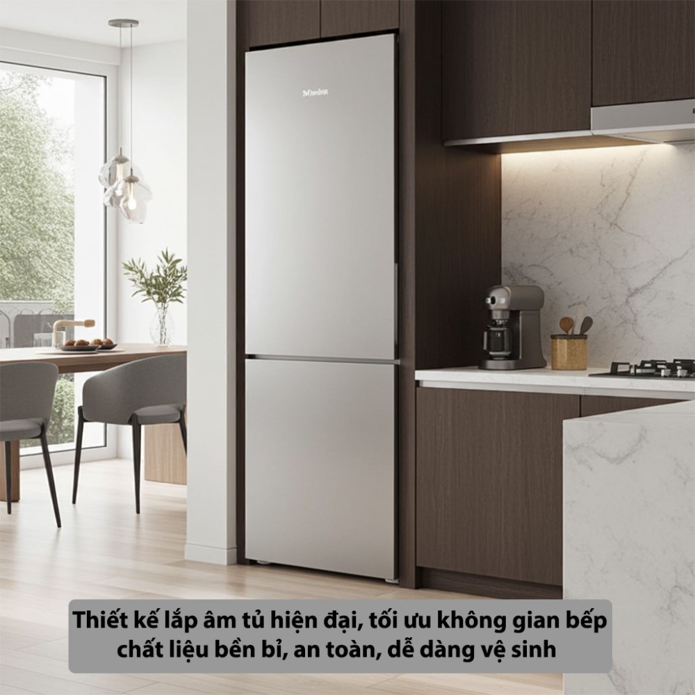 Tủ lạnh âm tủ Miele 244 lít KFN 7744C 125 Gala Ed thiết kế sang trọng, chất liệu bền bỉ