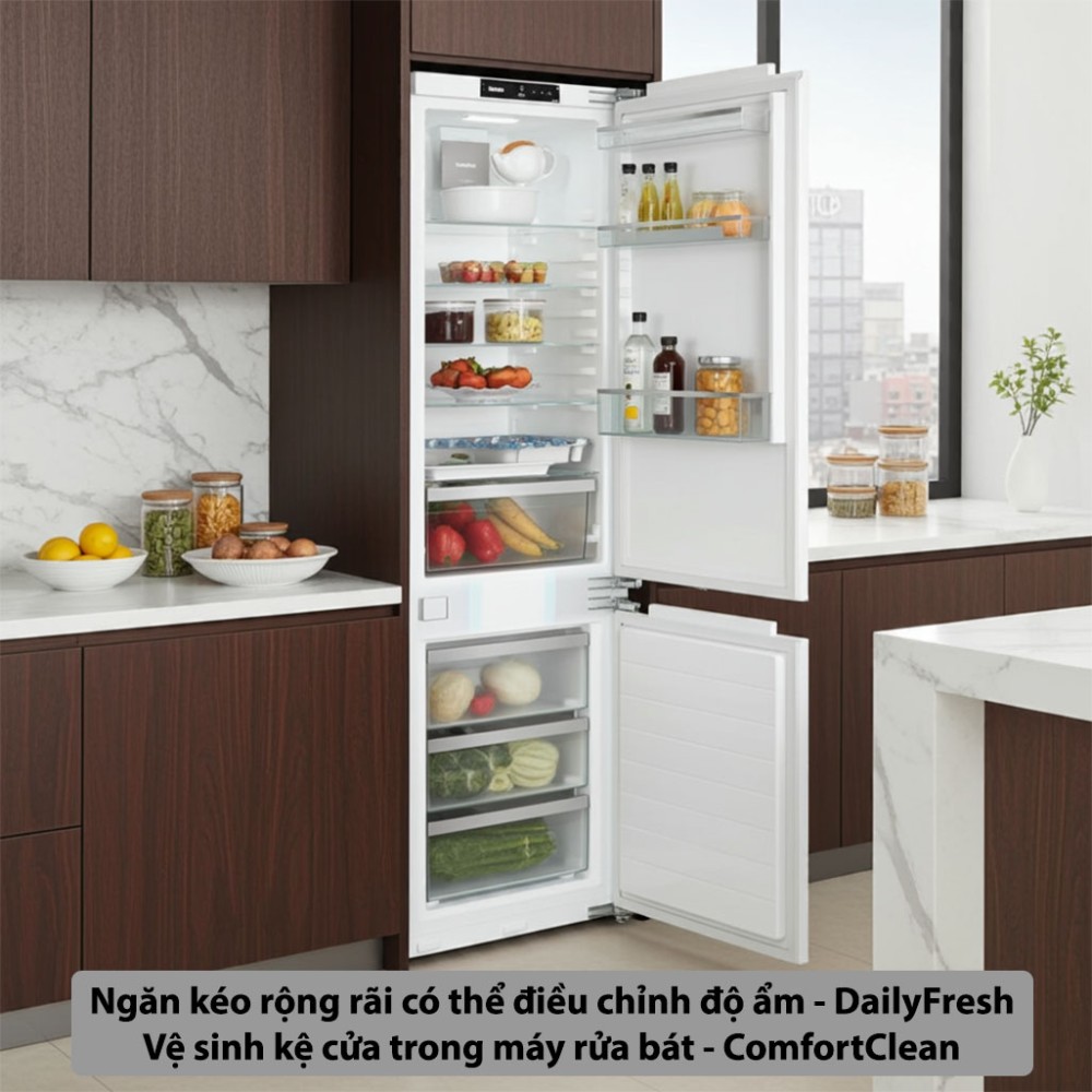 Tủ lạnh âm tủ Miele KFN-7734C các tính năng hiện đại mang lại nhiều trải nghiệm thú vị