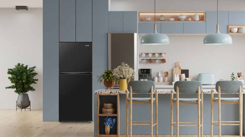 Tủ lạnh Aqua 130 lít AQR-T160FA(BS) - Hàng chính hãng