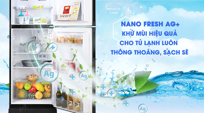 Tủ lạnh Aqua Inverter 186 lít AQR-T219FA - Hàng chính hãng